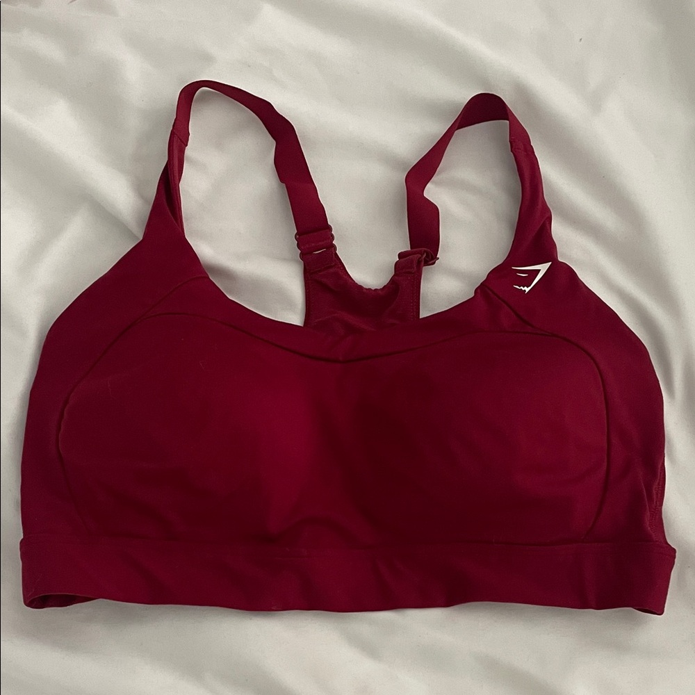 Women's Gymshark Red Sports Bra